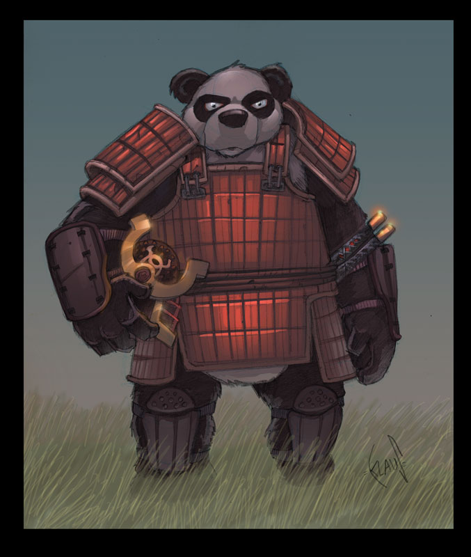 Samurai Panda