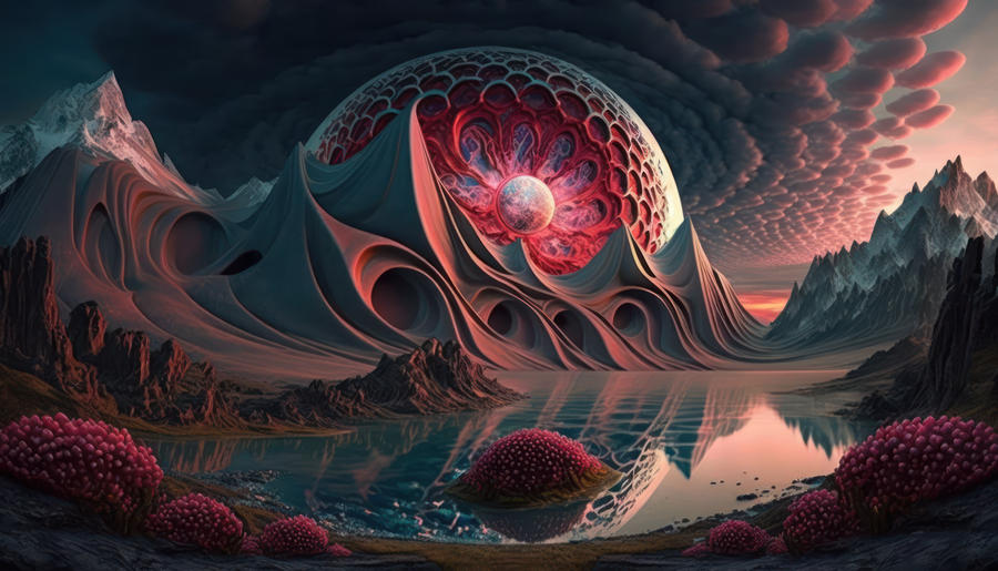 Alien Landscape by MindMelodies on DeviantArt