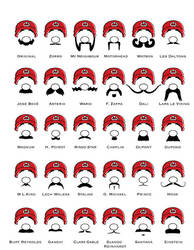 The Many Mustaches Of Mario
