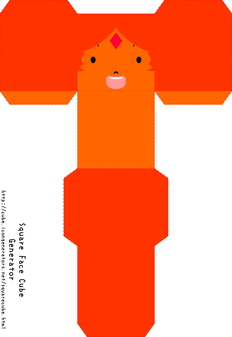 Flame Princess papercraft