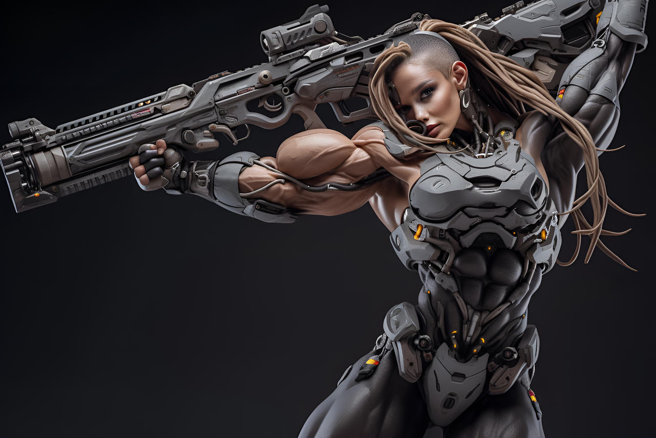 Muscle Jenn Muscle and Weapons - Jenn by Jetprovost on DeviantArt
