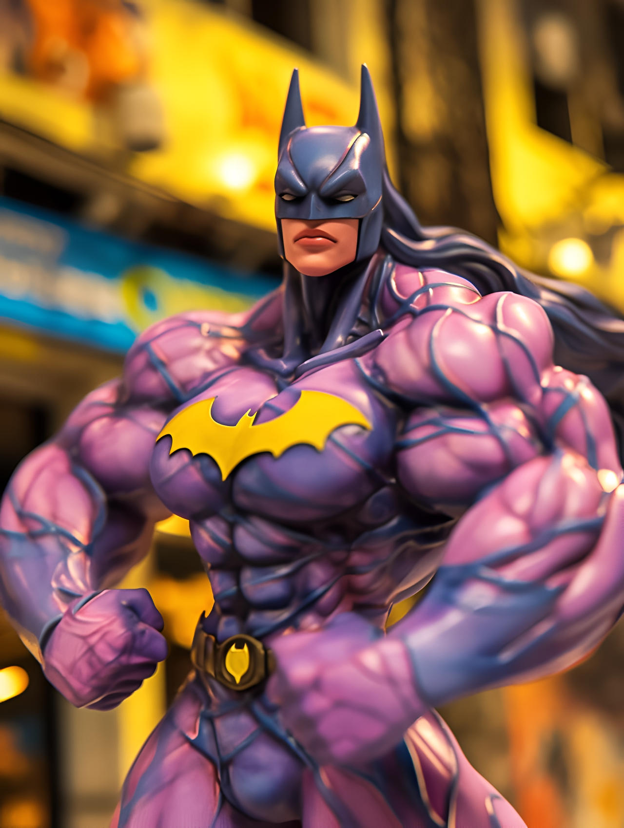 Pink Batman Model ArtiGen's Whimsical Toy Photography - Pink Batgirl by Jetprovost on ...