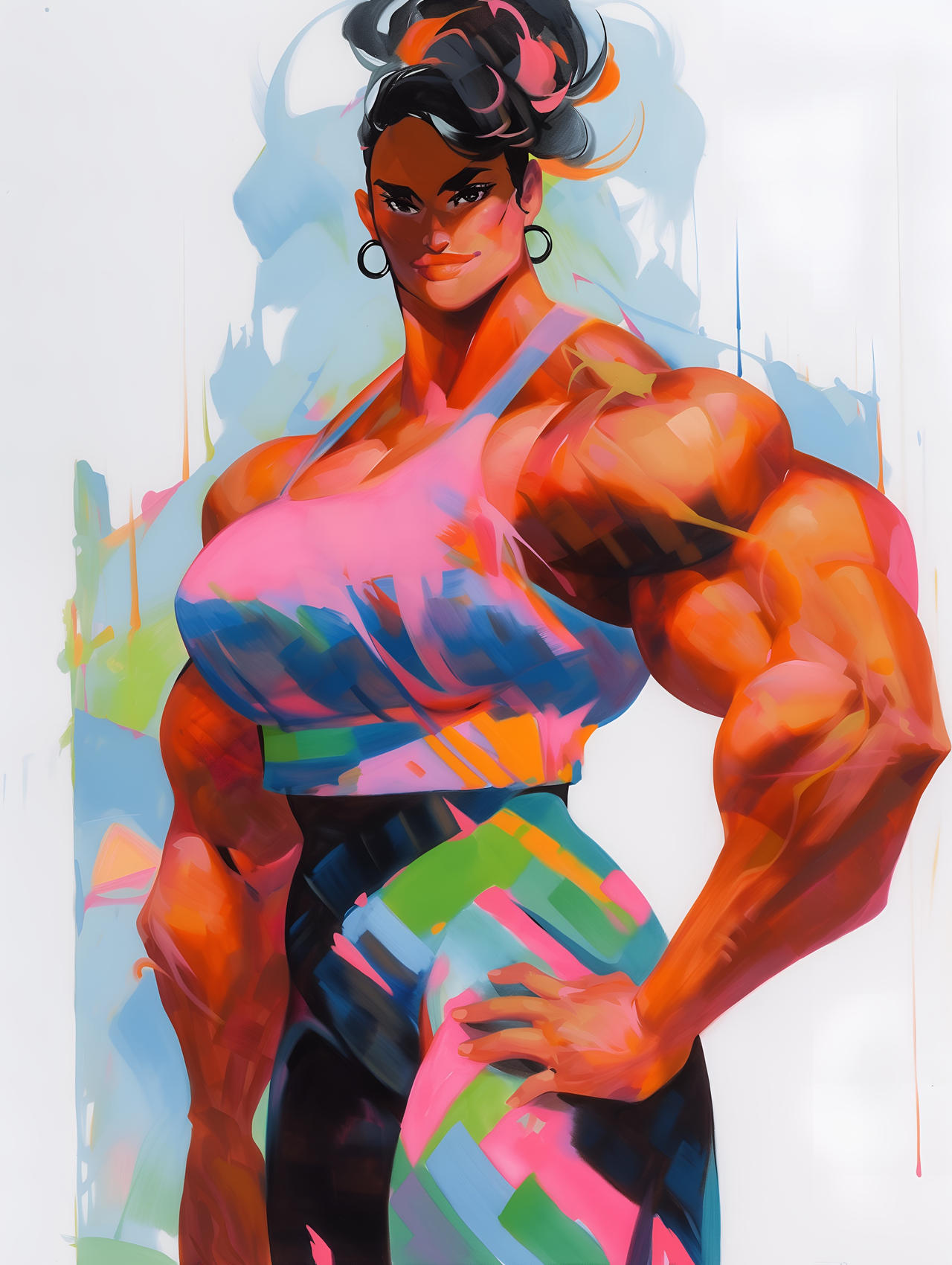 Buff Female Reference Muscular Woman Art Reference | Muscular Woman Drawing – WVCLH