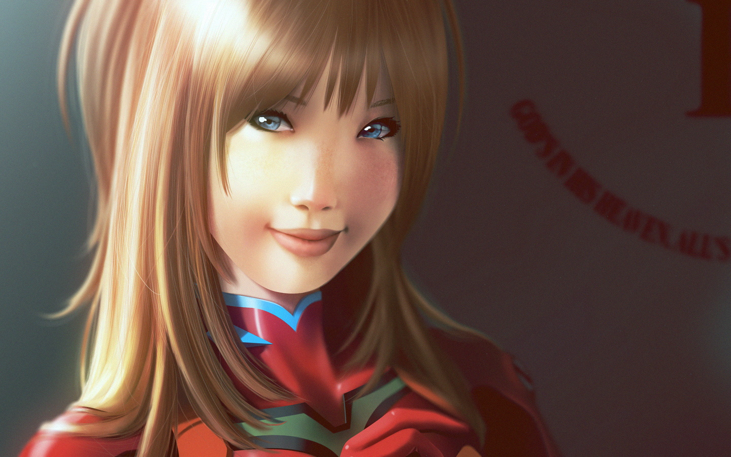 Asuka face detail