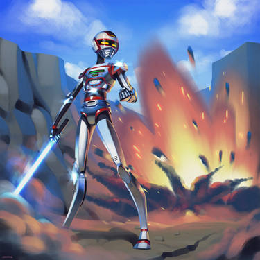 Jaspion by mei13 on deviantART  Power rangers, Android art, Character  design