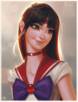Sailor Mars Portrait