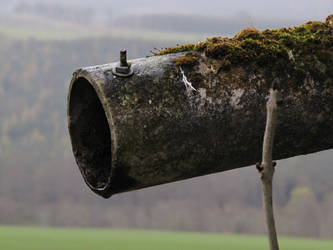 A pipe. In Scotland.