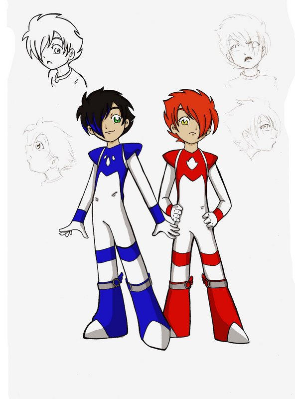 Combo Rangers Agua e Fogo by Pegalulu on DeviantArt