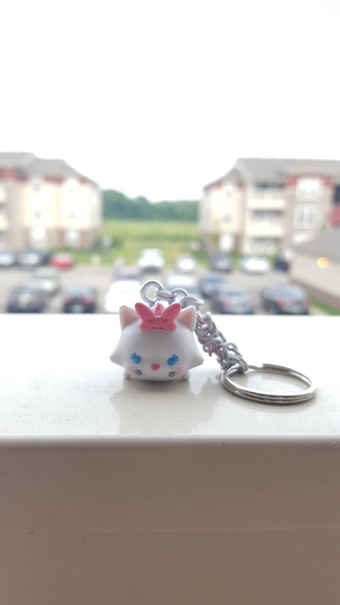 Marie Vinyl Keychain by TheToyCobbler