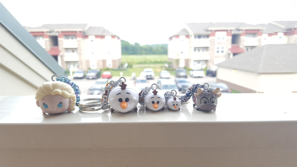 Frozen Character Keychains Frozen Vinyl Keychains by TheToyCobbler on DeviantArt