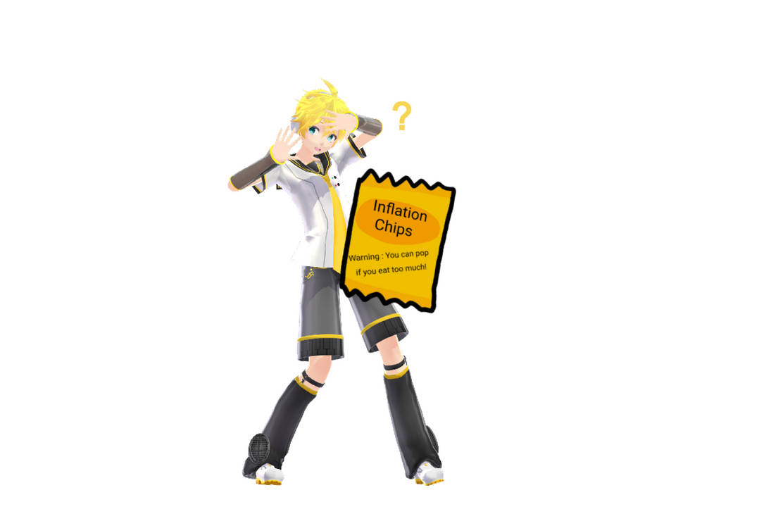 Kagamine Len and The Inflation Chips (1/2) by TheUnknownBritishGal on ...