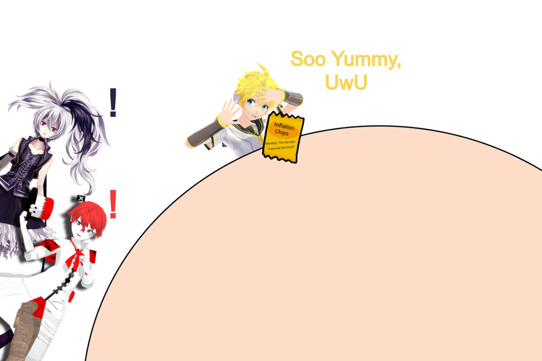 Kagamine Len and The Inflation Chips (2/2) by TheUnknownBritishGal on ...