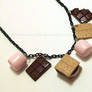 S'mores Necklace - commission