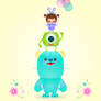 Kawaii Monsters Inc Monsters University poster