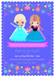 Frozen Pary invitation