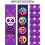 Dia De Los Muertos Bookmarks