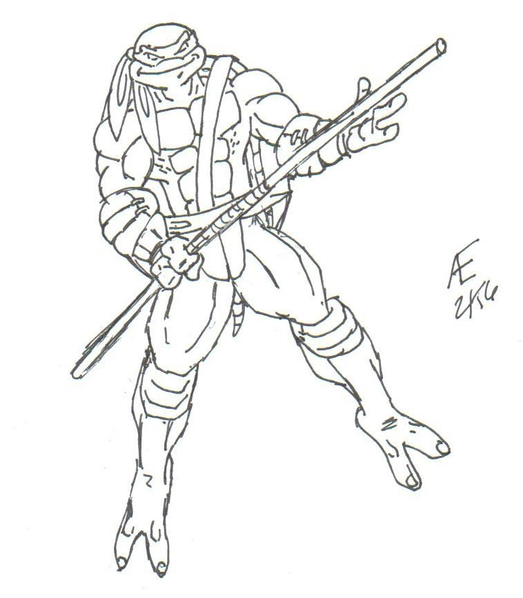 Donatello The Ninja Turtle By King Taurus On Deviantart