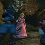 Mario,Lucario,and Peach