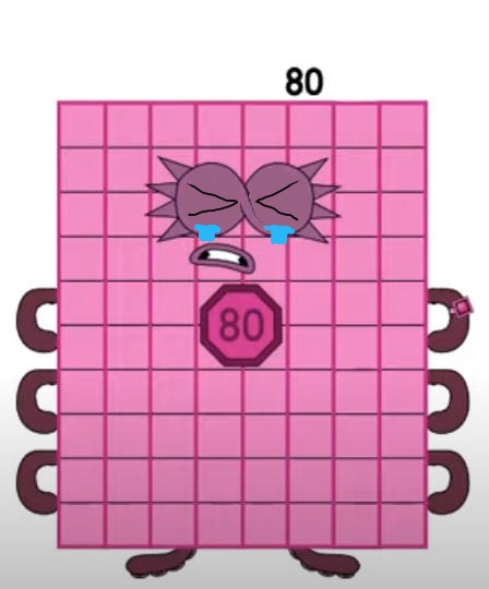 Number 48 Crying Numberblocks Crying 80 by Arkincanavera on DeviantArt