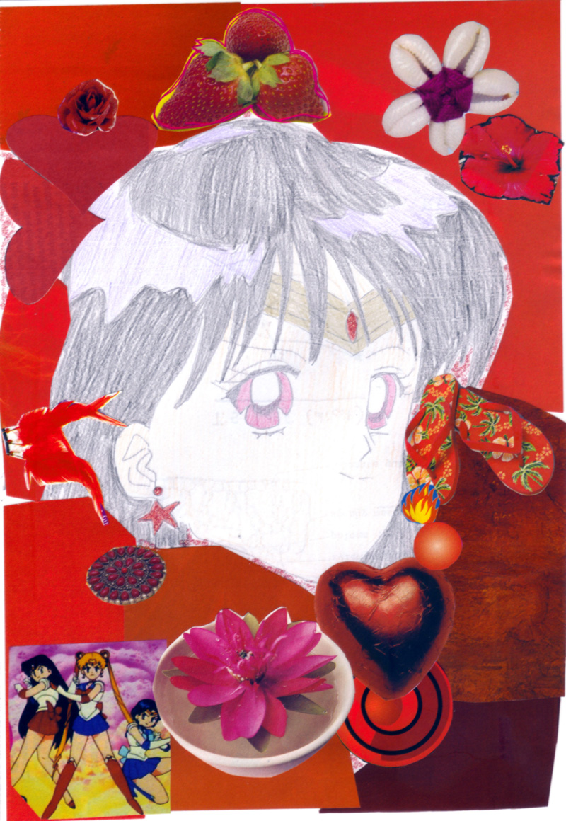 Sailor Mars collage