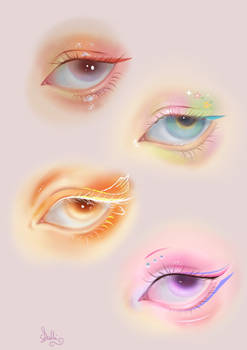 Eyeshadows practice