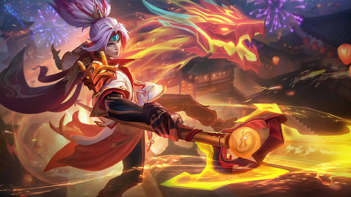 MLBB Zilong Lunar Fest Dragon of Prosperity HD WP by keyadfdf on DeviantArt