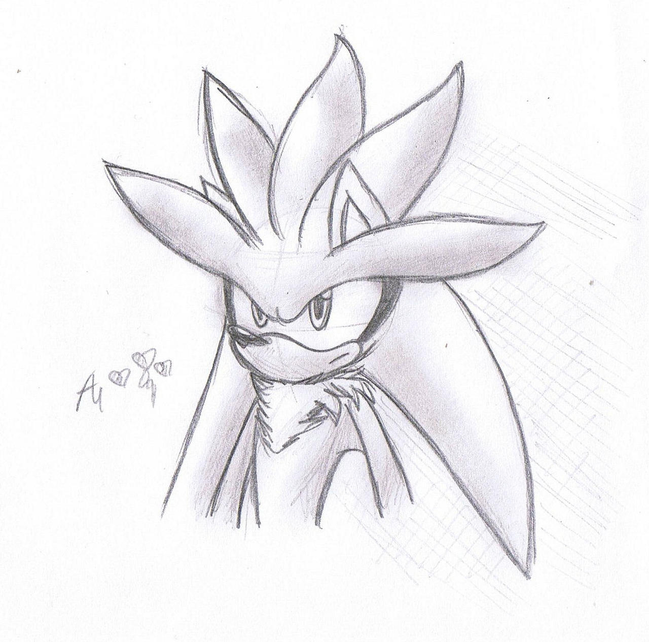 Silver the Hedgehog drawing by ARameth on DeviantArt