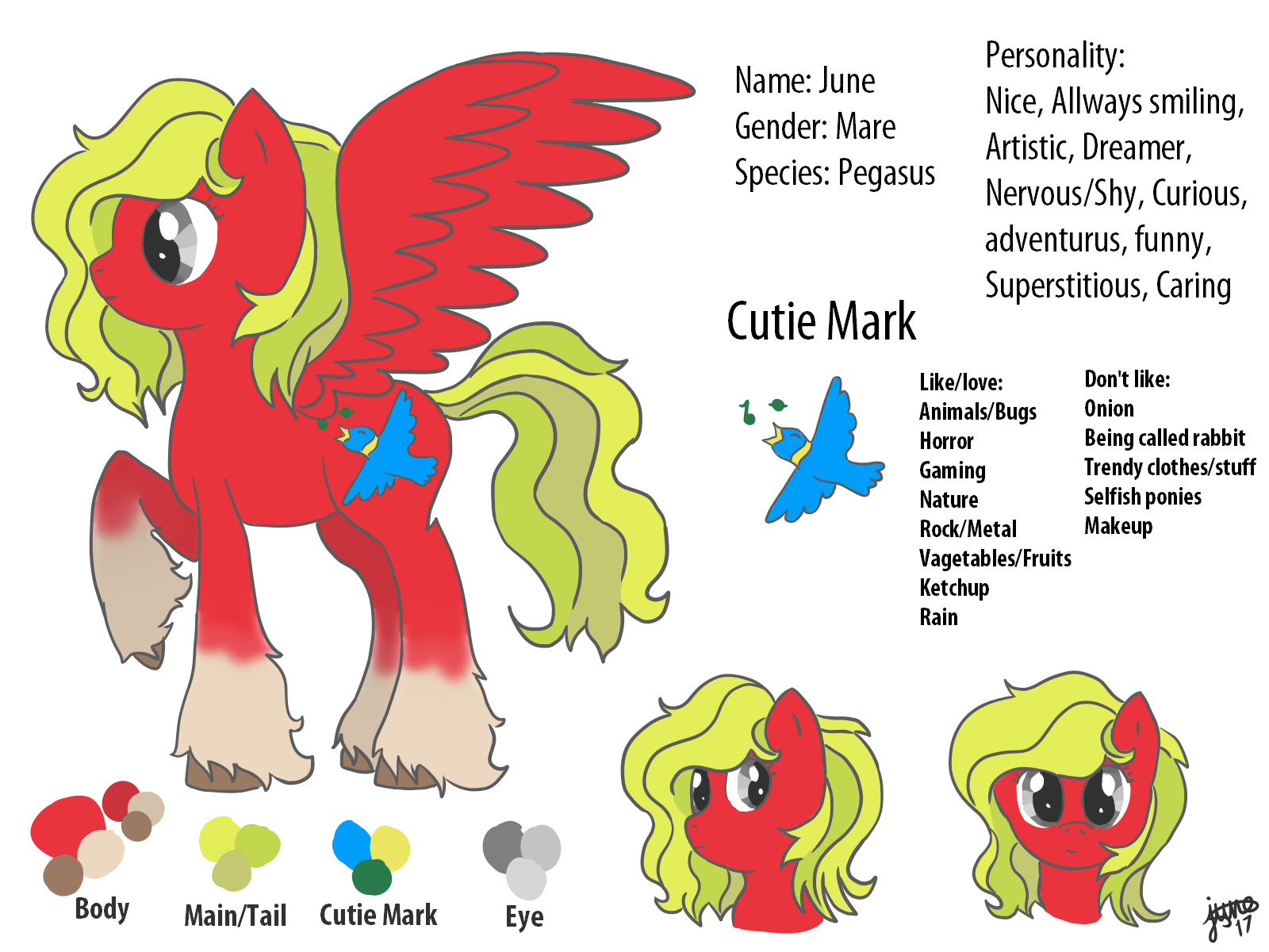 My Oc/Ponysona (updated)