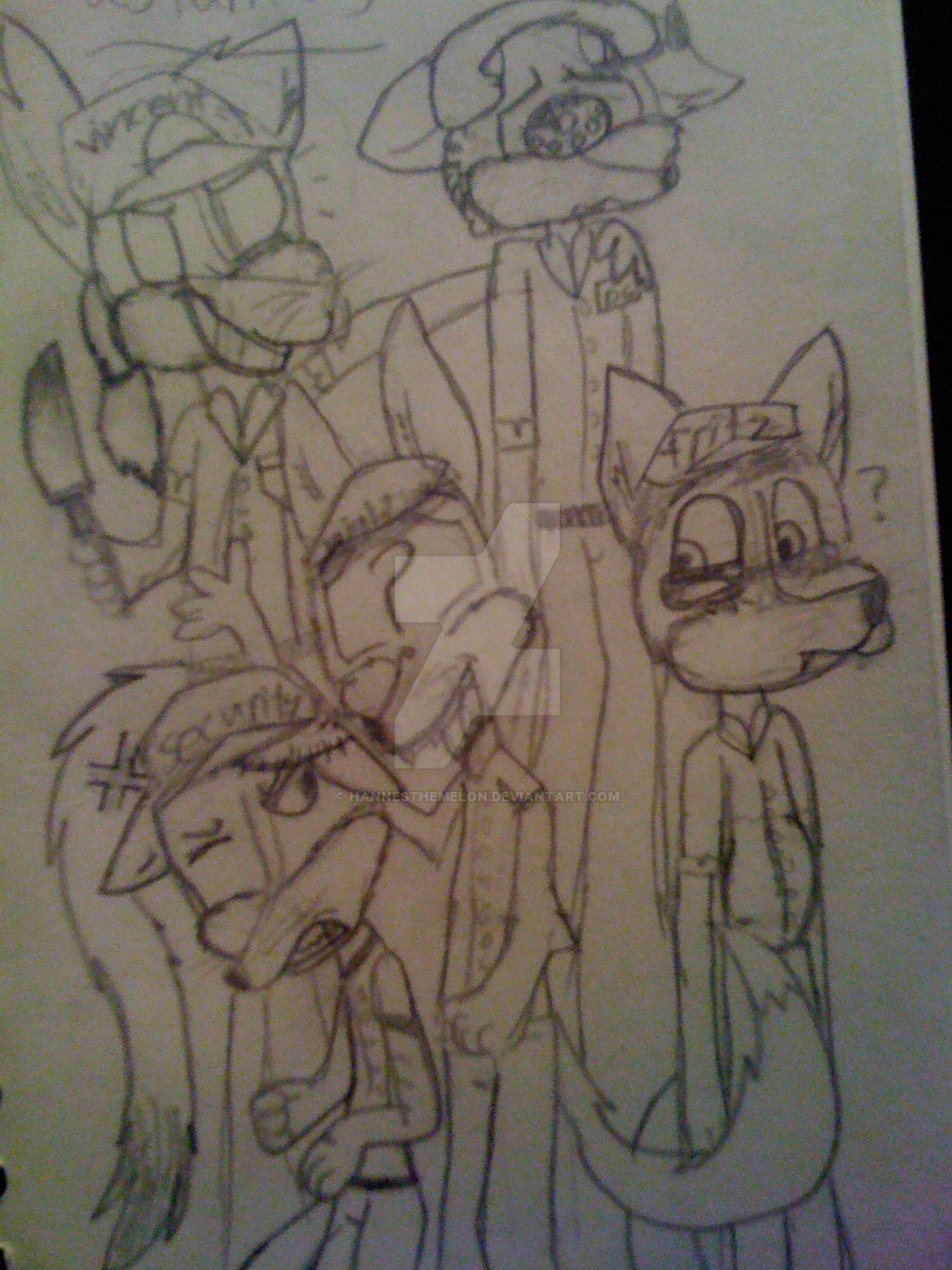 FNAF security guards as furries! by HannesTheMelon on DeviantArt