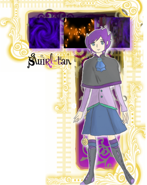 Swirl-tan graphic