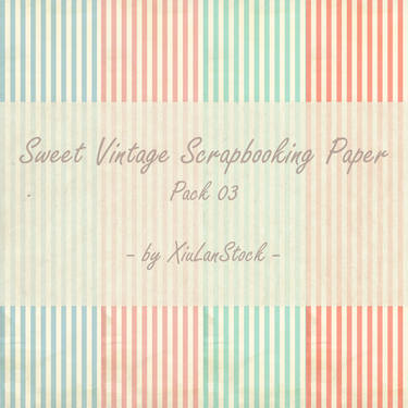 Vintage Scrapbooking Paper Pack