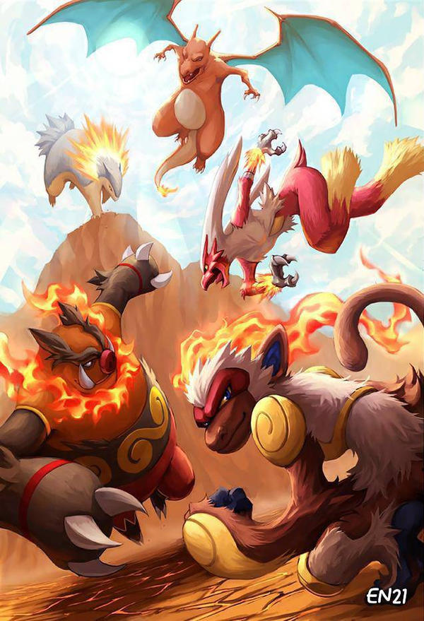 Fire Pokemon Engine Pokemon(Fire) by EcasteyN21 on DeviantArt