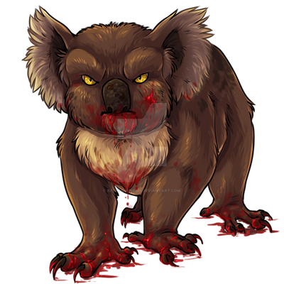 Drop Bear by Keshi-Commish on DeviantArt