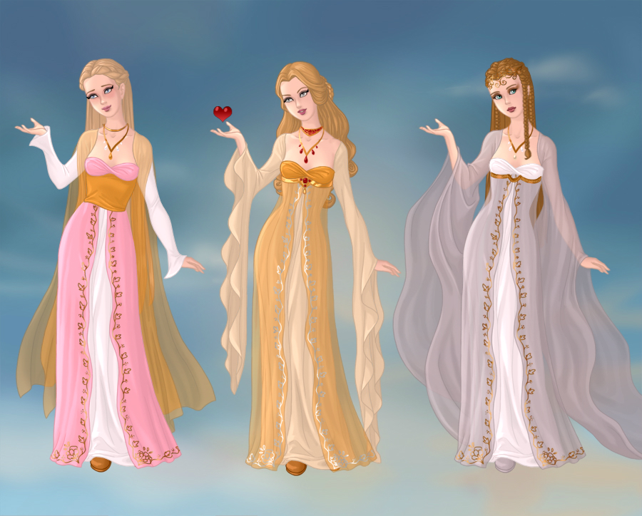 Sif, Freya, and Frigga