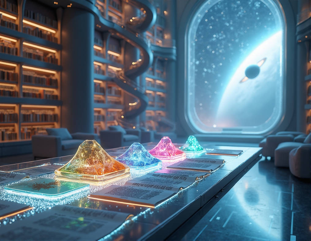 Galactic Library SciFi library (Flux) 200924 (3) by TheAntiCamper on DeviantArt