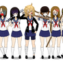 Yandere Sim Female Delinquents Kisekae Version