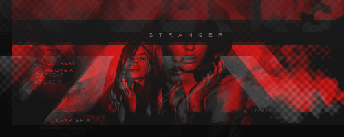 You treat me like a stranger - Firma