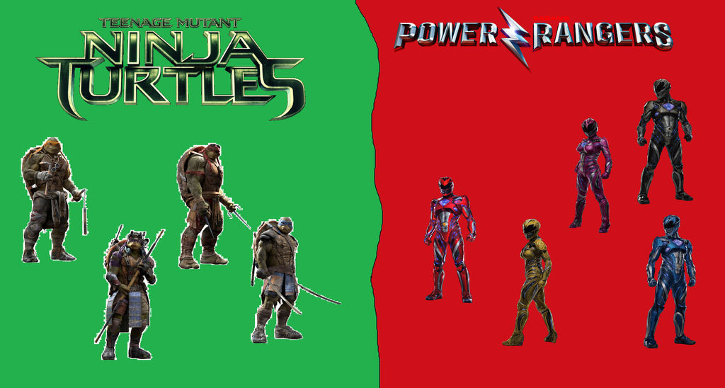 Tmnt And Power Rangers by jakobmiller2000 on DeviantArt