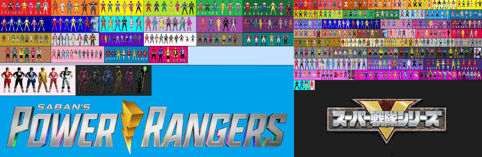 Power Rangers And Super Sentai Poster by jakobmiller2000 on DeviantArt