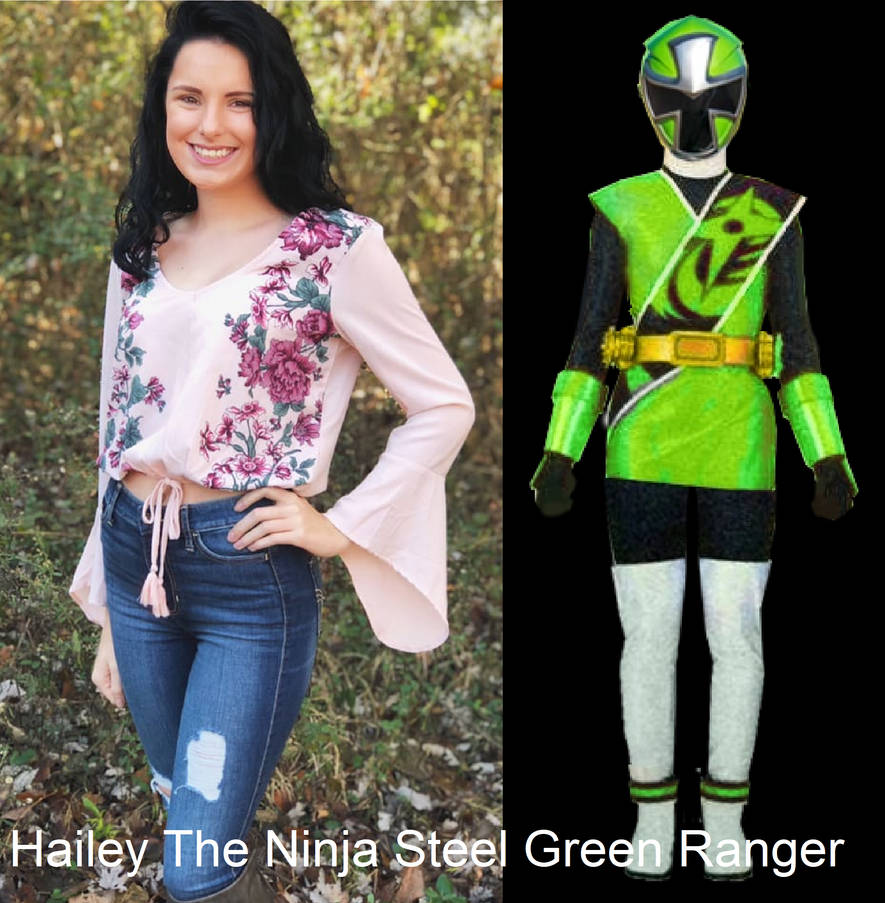 Power Rangers Hailey Hailey The Ninja Steel Green Ranger by jakobmiller2000 on DeviantArt