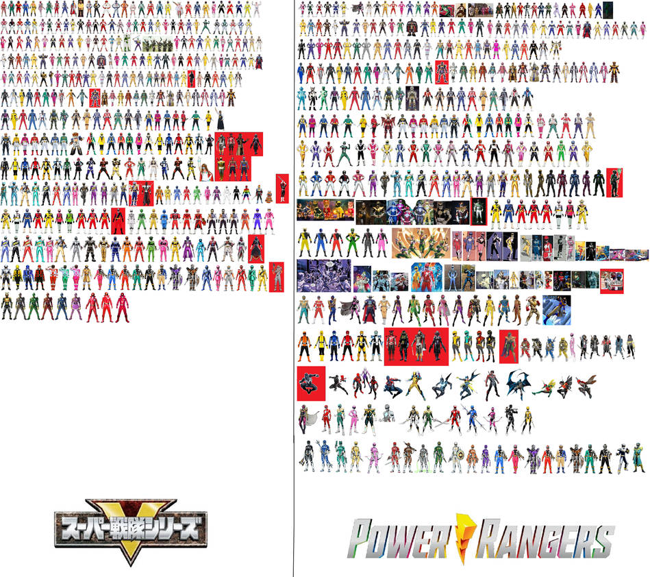 All Rangers by jakobmiller2000 on DeviantArt