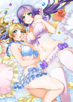 Love Live! Nozomi and Eri