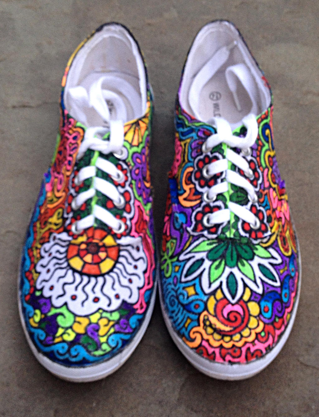 Custom Abstract Shoes