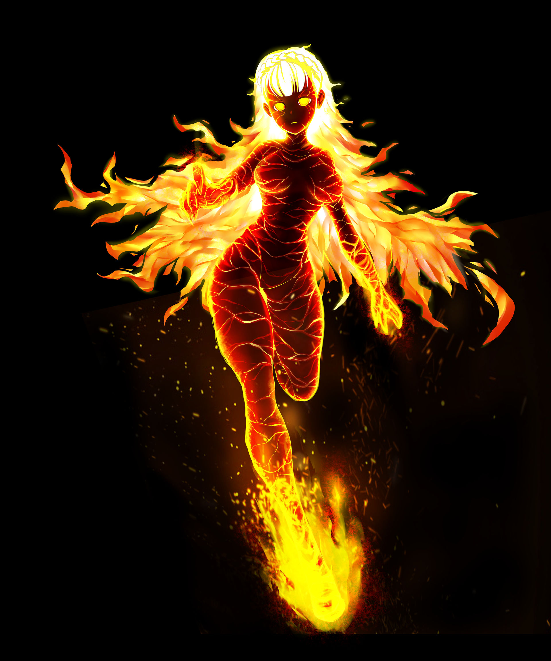 Elemental арт Эмбер