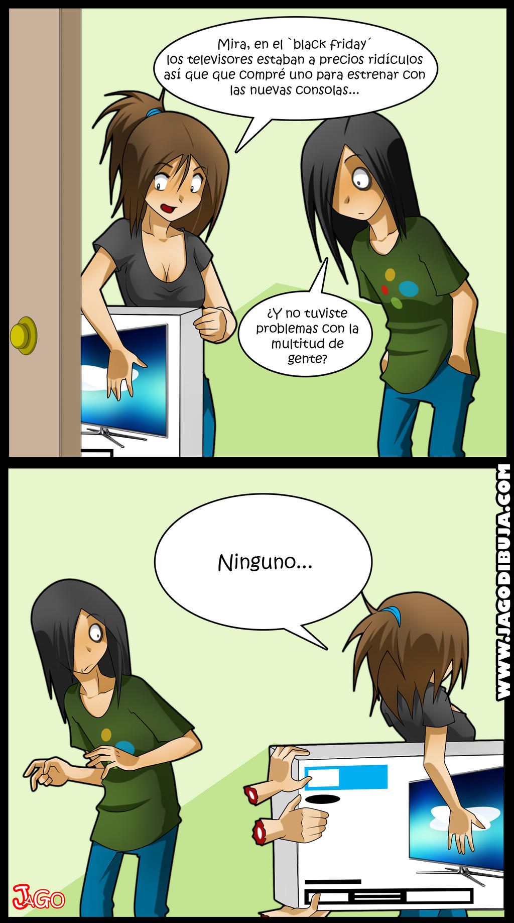 Living with Hipstergirl and Gamergirl by JagoDibuja on DeviantArt