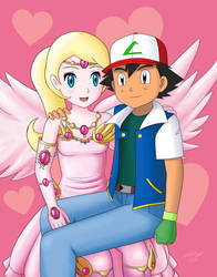 L'AmourShipping: Heavenly Princess Diana and Ash