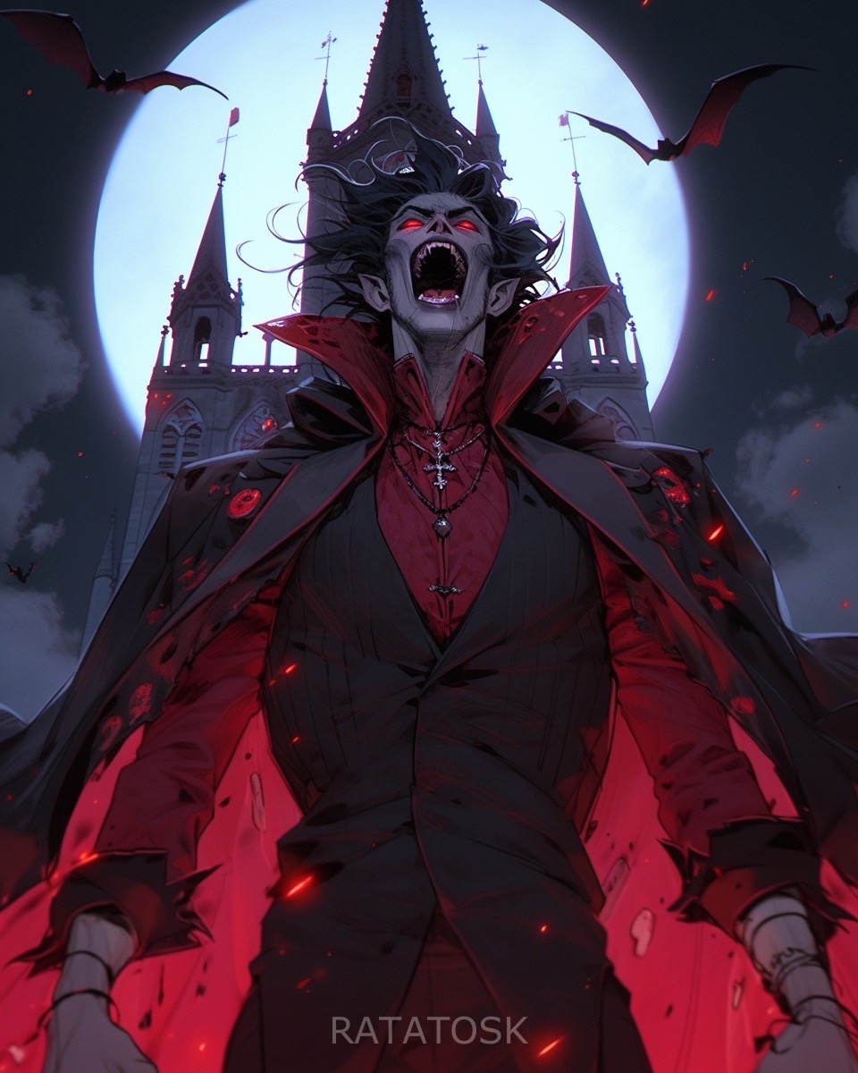 Vampire Less Gore Scary vampire by Ratatoskai on DeviantArt