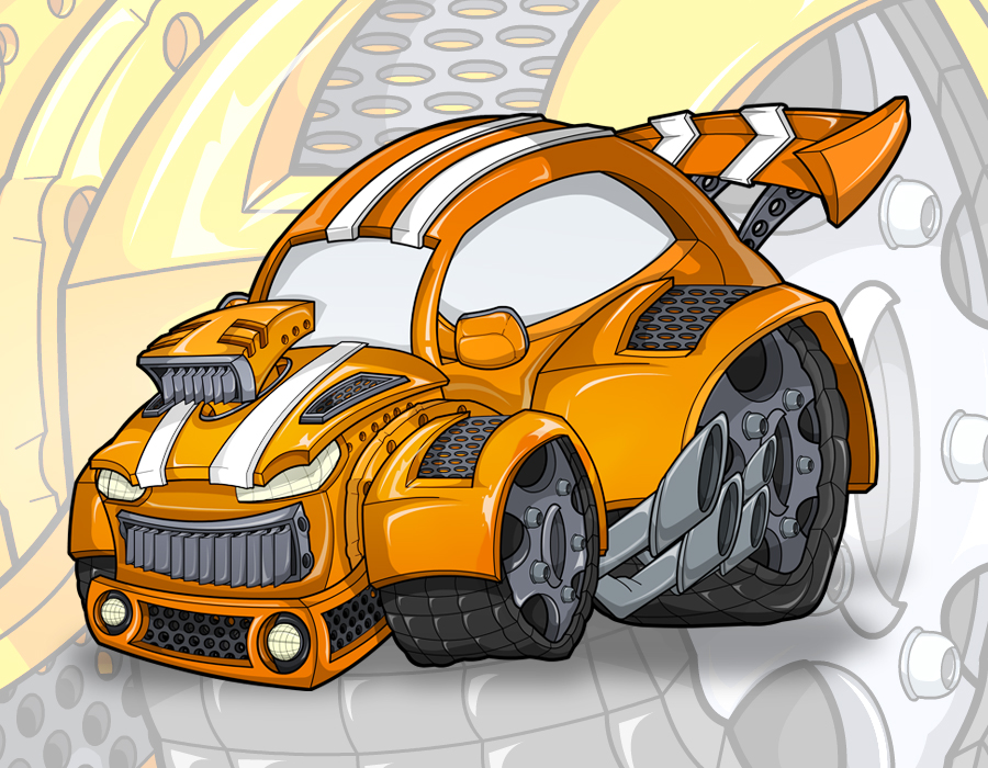 Final Cartoon car render by HuskyAnimator on DeviantArt