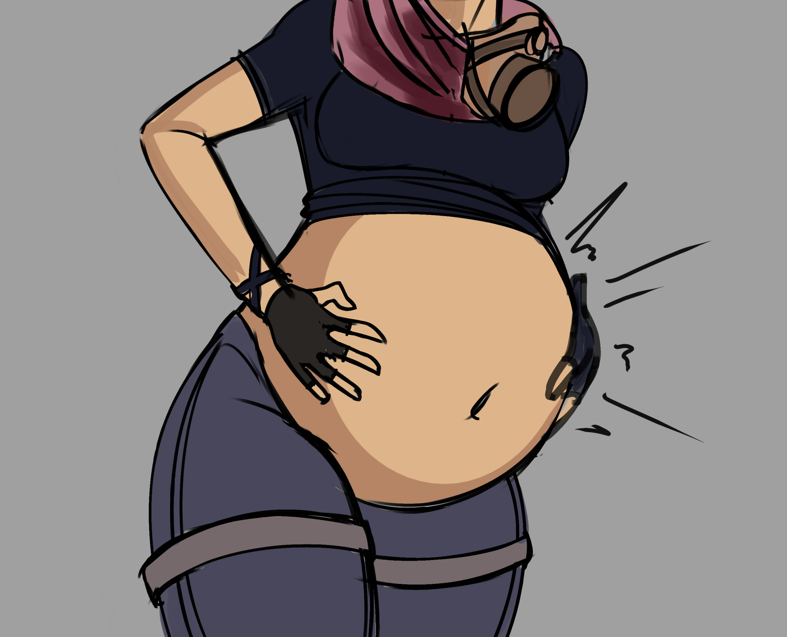 Ess Girl. Deviantart Bloated Belly Girl Deviantart