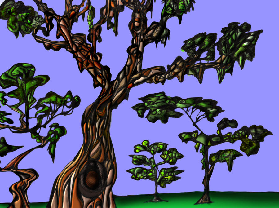 drippy trees by SpencerChinoy71 on DeviantArt
